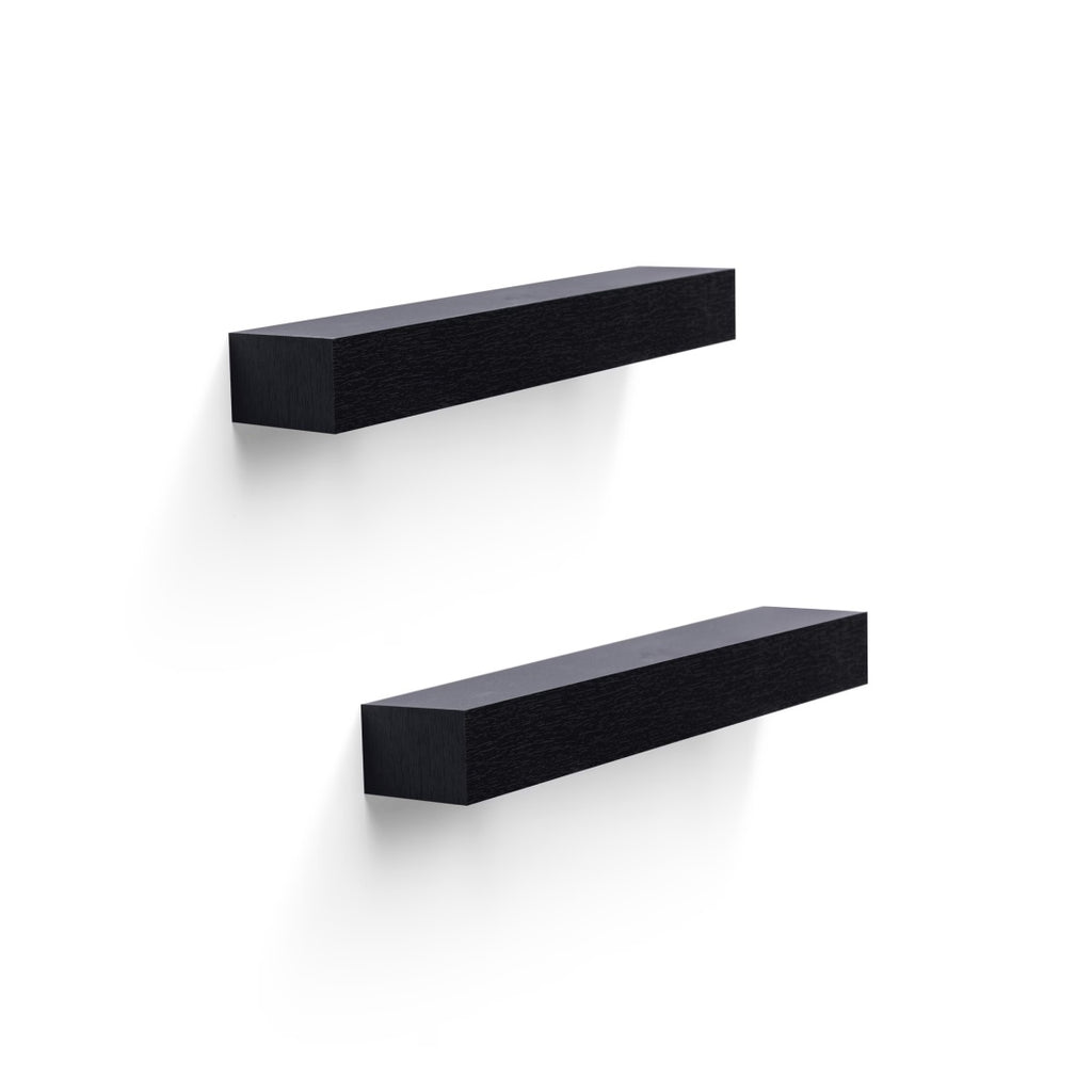 18" Floating Display Ledge Shelf – Black — product photo