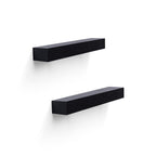 18" Floating Display Ledge Shelf – Black — product photo