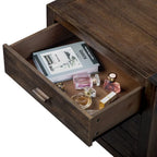 3-Drawer Nightstand with USB Charging & Outlets — detail