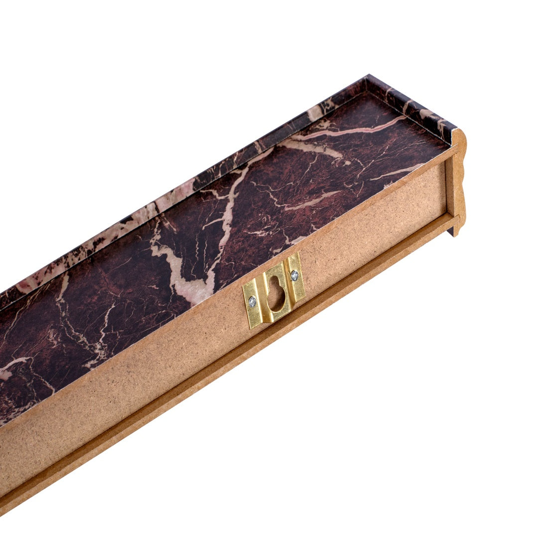18" Floating Wall Shelf, Wood – Walnut — product photo
