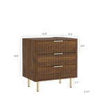 Nightstand with Charging Station & Night Light – Wood — dimensions