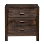 3-Drawer Nightstand with USB Charging & Outlets — product photo