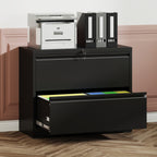 2-Drawer Lateral File Cabinet with Lock, Letter/A4 — detail