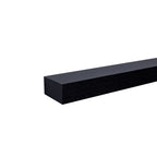 18" Floating Wall Shelf with LED Light – Black — product photo