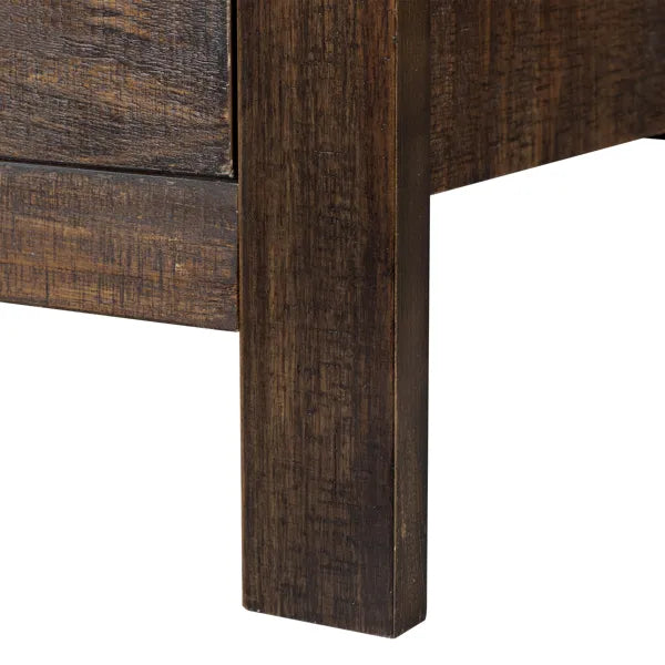 3-Drawer Nightstand with USB Charging & Outlets — detail