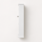 Wall-Mounted Bathroom Mirror Cabinet with Open Shelves – MDF & Glass, White, 60×18×63cm