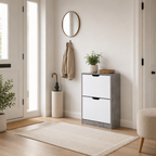 Shoe Cabinet – 2 Drawers, Adjustable Shelves, Up to 8 Pairs, Modern