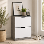 Shoe Cabinet – 2 Drawers, Adjustable Shelves, Up to 8 Pairs, Modern