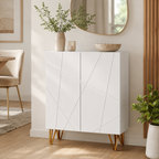 Shoe Cabinet Soft-Close 15–20 Pairs – Particle Board, High-Gloss White, 72 × 31.5 × 95 cm