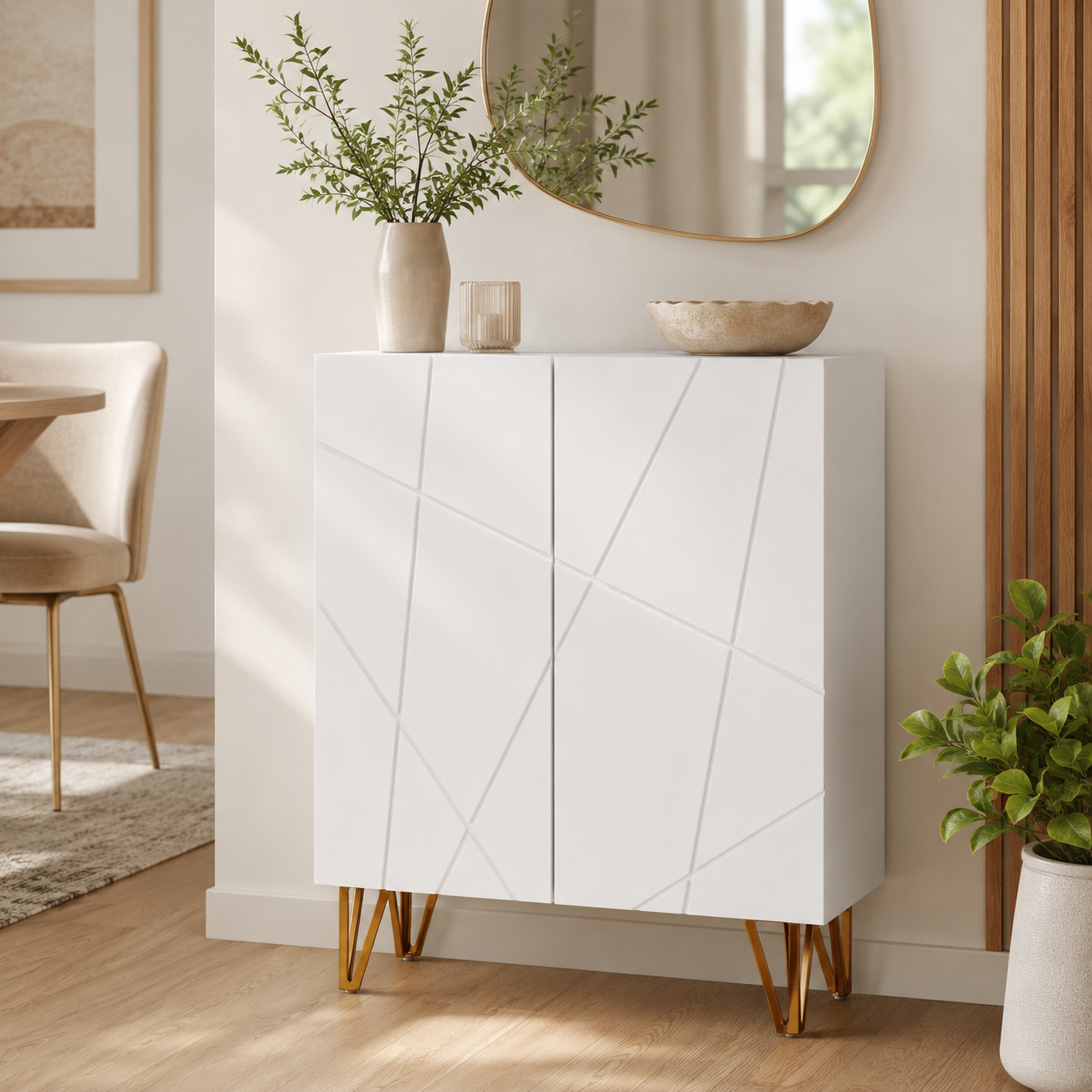 Shoe Cabinet Soft-Close 15–20 Pairs – Particle Board, High-Gloss White, 72 × 31.5 × 95 cm