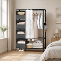 Clothes Rail – Heavy Duty Metal, Freestanding Garment Hanging Stand, Display Rack