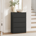Chest Of Drawers, 4-Drawer Storage Cabinets, Modern Dresser, Storage Drawer Unit For Bedroom