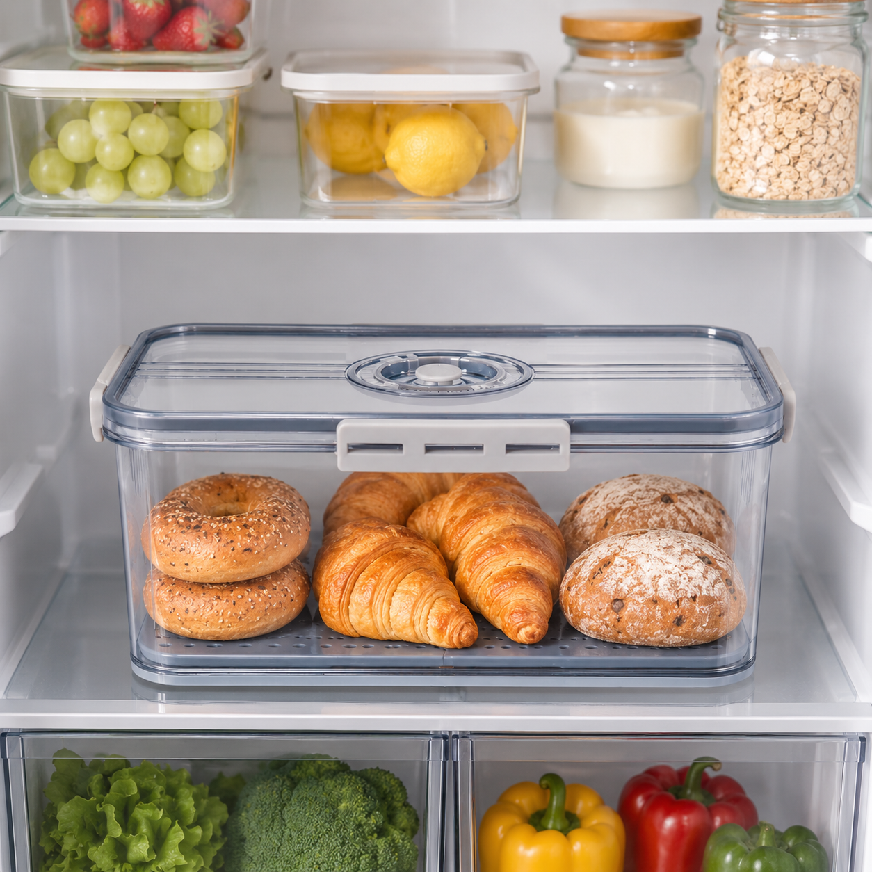 Kitchen Fruit & Vegetable Storage Containers