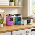 Airtight Laundry Detergent Powder Storage Box Clear Washing Powder Container