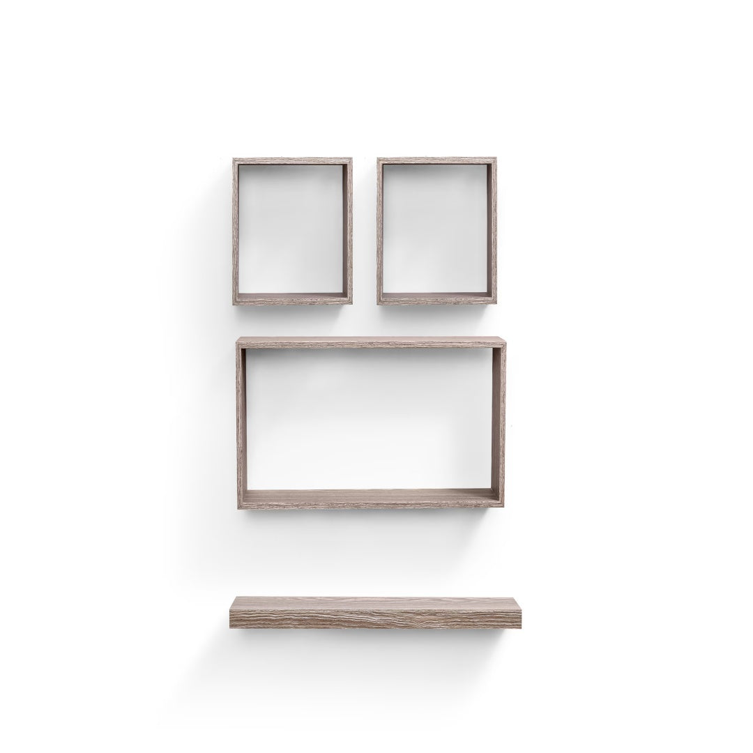 18" Floating Wall Shelf, Wood – Maple — product photo