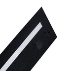 18" Floating Wall Shelf with LED Light – Black — detail