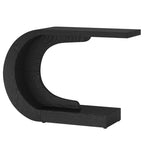 C-Shaped Console Accent Table, Hallway – Black — product photo