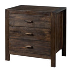 3-Drawer Nightstand with USB Charging & Outlets — product photo
