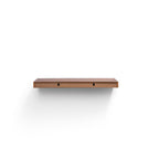 31" Long Floating Wall Shelf, Wood – Brown — product photo