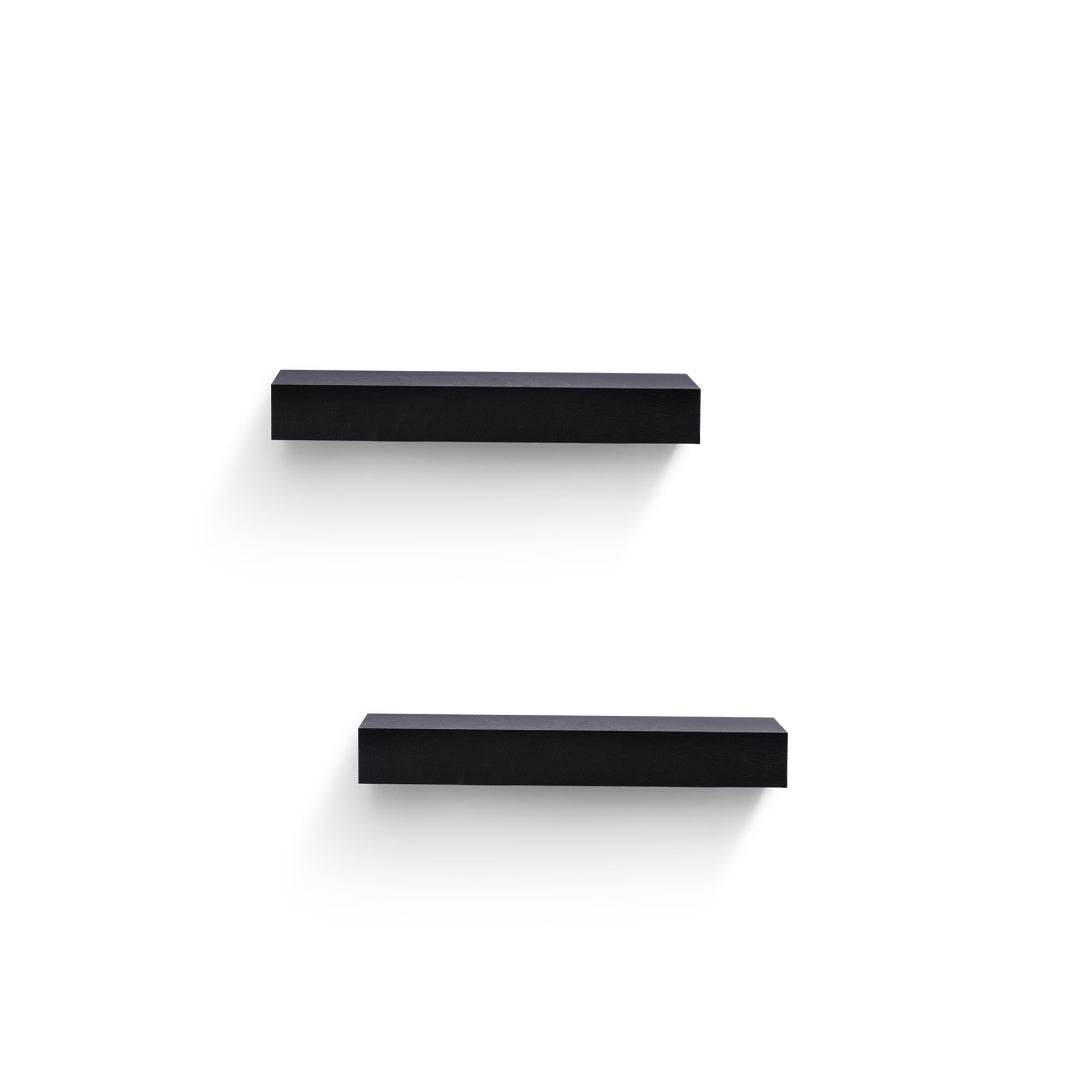 18" Floating Display Ledge Shelf – Black — product photo