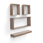 18" Floating Wall Shelf, Wood – Maple — product photo