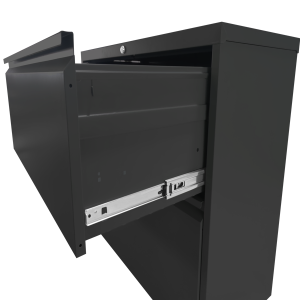 2-Drawer Lateral File Cabinet with Lock, Letter/A4 — detail