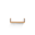 14" Floating Wall Shelf, Wood – Golden — product photo