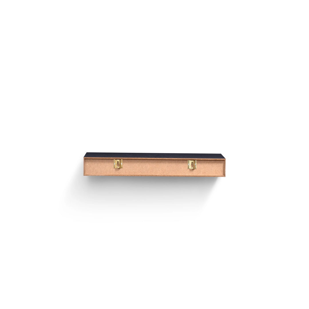 18" Floating Display Ledge Shelf – Black — product photo