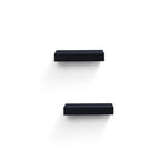 15" Floating Wall Shelf with Hidden Brackets – Black — product photo