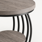 2 Tiers Couch Table,Round Side Table,End Table — studio detail