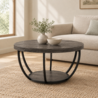 Coffee Table, Sofa Side Table, Living Room Table, Side Cabinet — living room three-quarter right