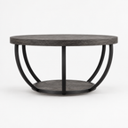 Coffee Table, Sofa Side Table, Living Room Table, Side Cabinet — studio side profile