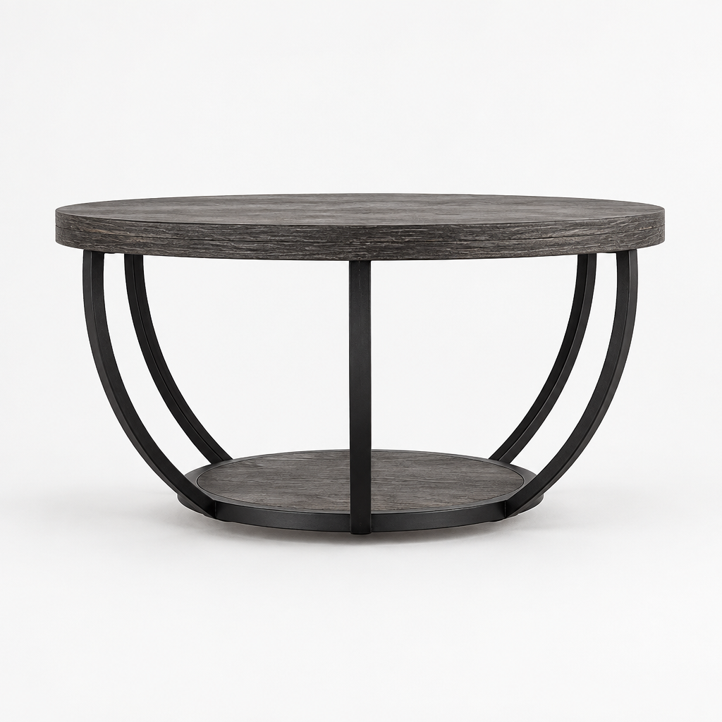 Coffee Table, Sofa Side Table, Living Room Table, Side Cabinet — studio side profile
