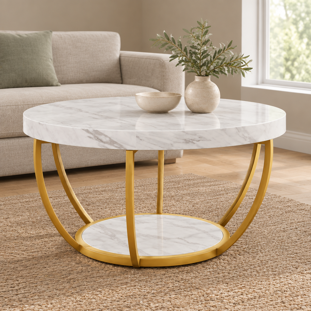 Coffee Table, Sofa Side Table, Living Room Table, Side Cabinet — living room three-quarter right