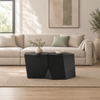 MODERN MGO COFFEE TABLE SET — living room wide