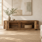 Rustic Console Table for Bedroom — living room front
