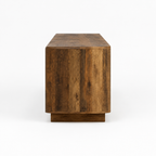 Rustic Console Table for Bedroom — studio side profile
