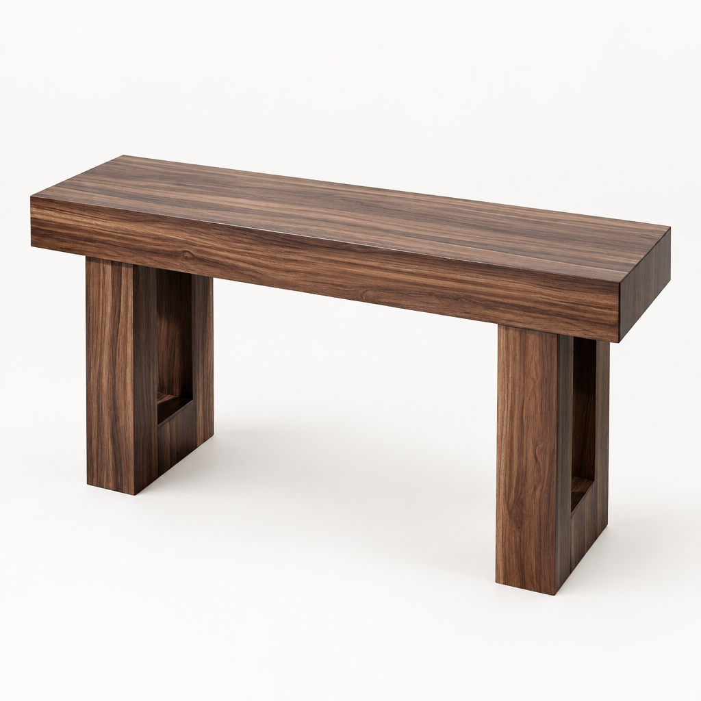 63 In Console Table, Farmhouse Desk Behind The Couch, Wooden Rectangle Entrance Desk, Narrow Long Sofa Table Accent Stand For Hallway, Bedroom, Living Room, Foyer, Easy Assembly, Brown — studio three-quarter