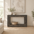 Long Console Table Living Room Table — living room wide