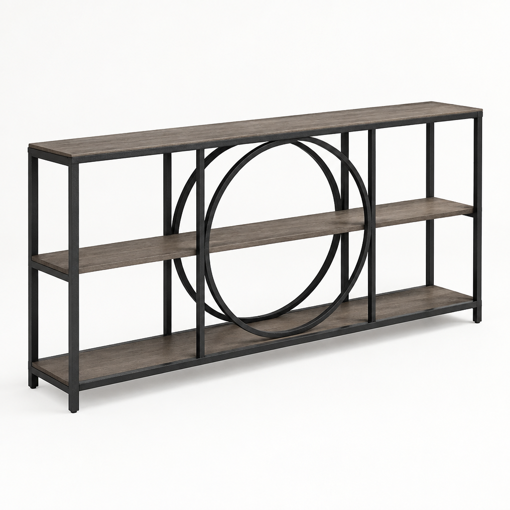 Long Console Table — studio three-quarter