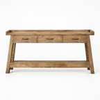 71" Long Console Table with Storage, Sofa Table — studio hero