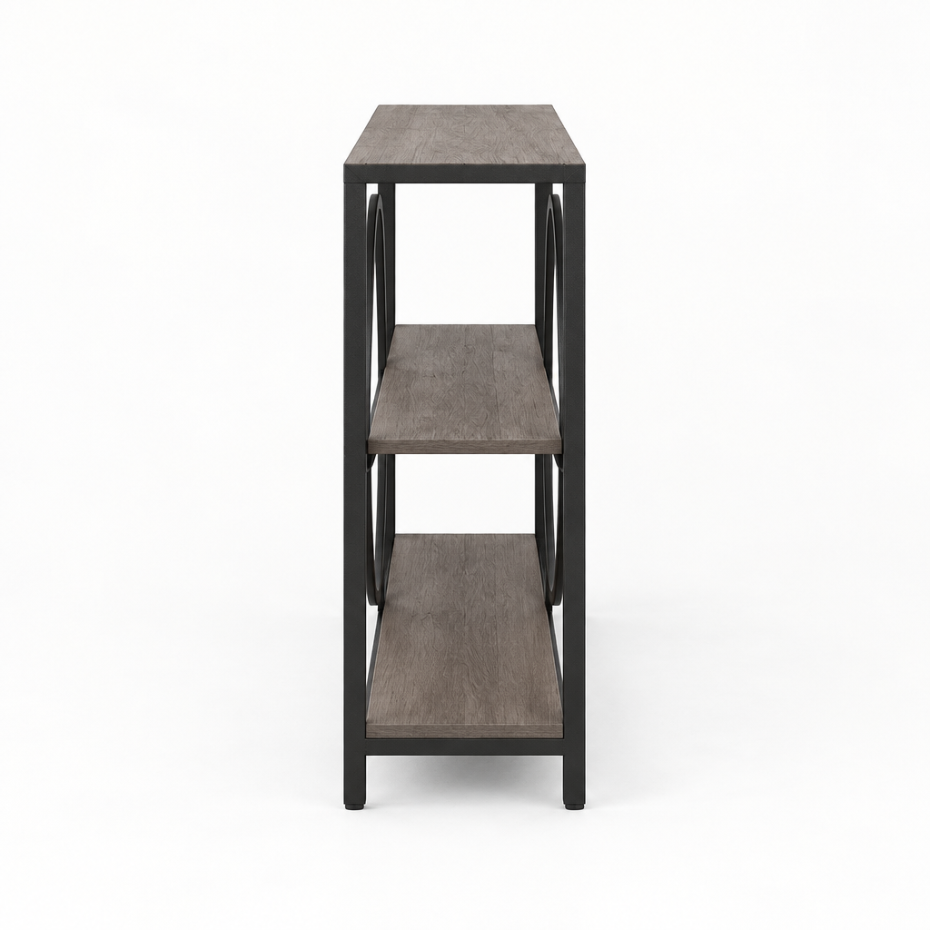 Long Console Table — studio side profile