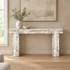 63" Country Console Sofa Table – Wood — living room front