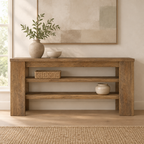 47" Media Console with Open Shelves, TV Stand — living room front