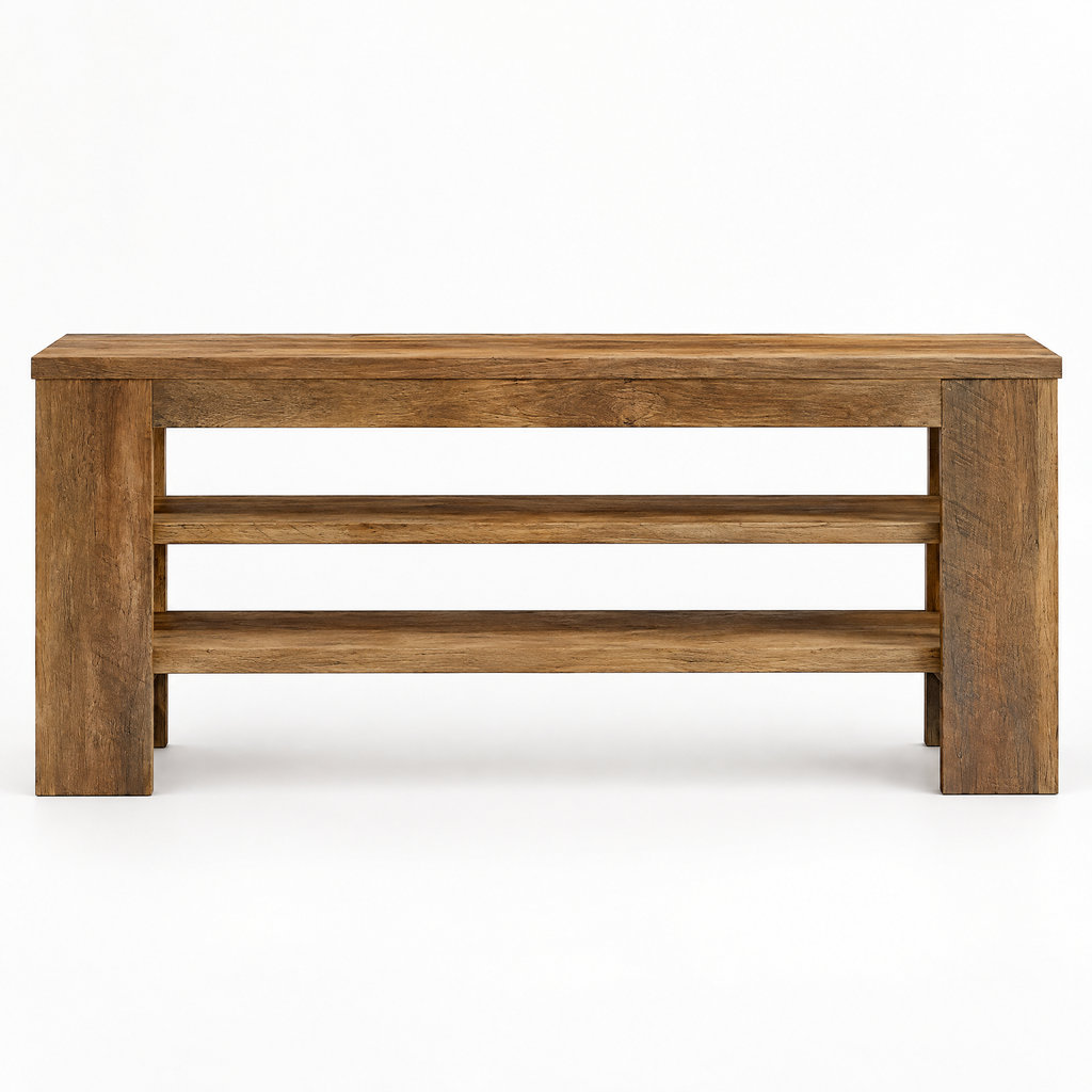 47" Media Console with Open Shelves, TV Stand — studio hero