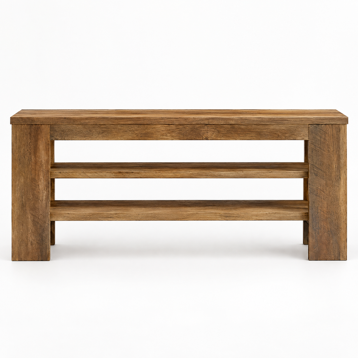 47" Media Console with Open Shelves, TV Stand — studio hero