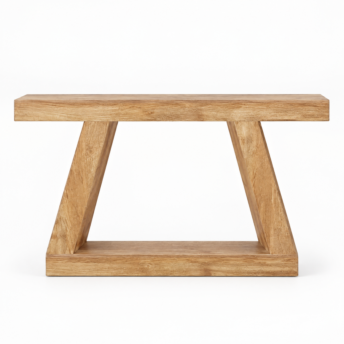 Farmhouse Storage Console Table, Entryway – Natural Wood — studio hero