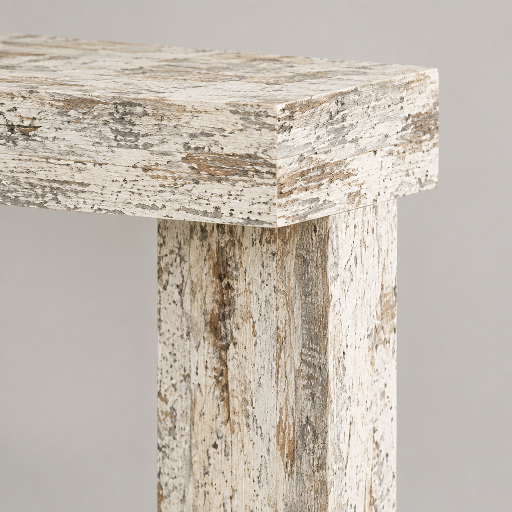 63" Country Console Sofa Table – Wood — studio detail