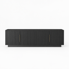 67" TV Stand with 16-Color LED Lights – Black — studio hero