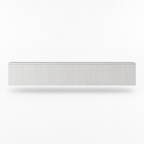 69" Floating LED TV Stand, Wall-Mounted – White — studio hero
